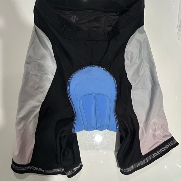 Men's Black and Red Cycling Shorts - Picture 5 of 8